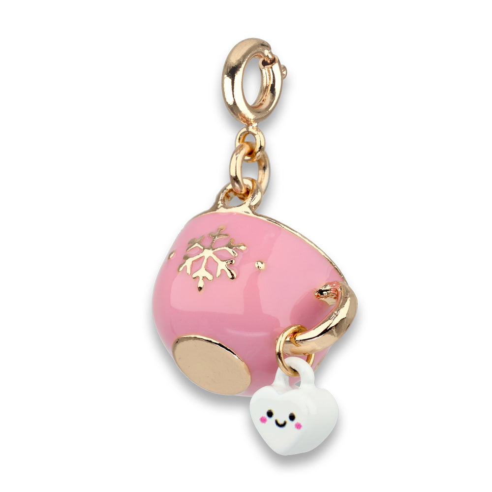 CHARM IT! Gold Hot Cocoa Charm - Back View - charmit.com