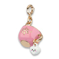CHARM IT! Gold Hot Cocoa Charm - Back View - charmit.com