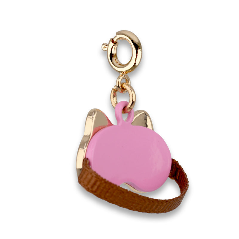CHARM IT! Gold Sleep Mask Charm - Back View - charmit.com