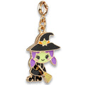 CHARM IT! Swivel Witch Charm Side View - charmit.com