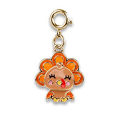 CHARM IT! Gold Swivel Turkey Charm - charmit.com