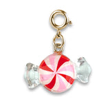 Gold Peppermint Candy Charm - charmit.com