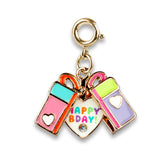 CHARM IT! Gold Surprise Inside B-Day Gift Charm - charmit.com