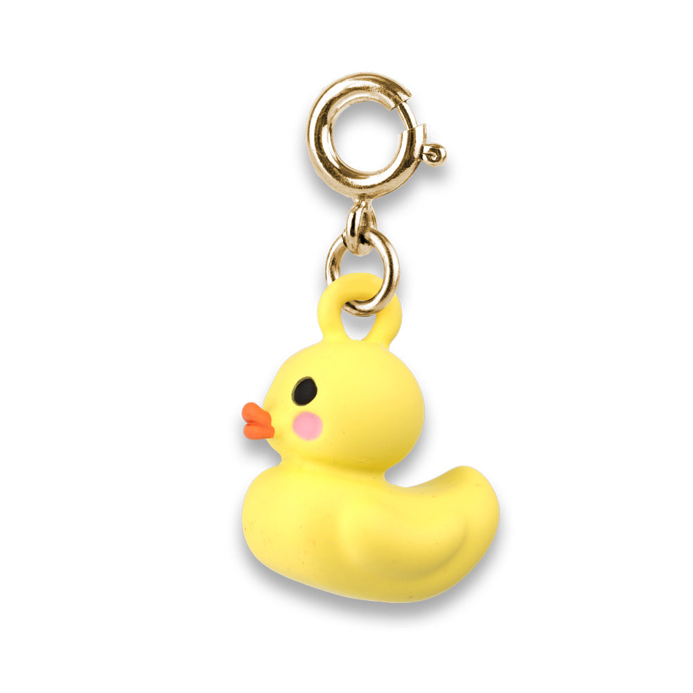Gold Rubber Ducky Charm - charmit.com