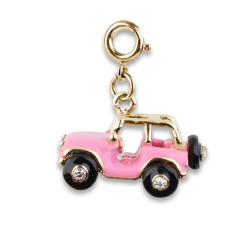 CHARM IT! Gold Pink 4x4 Charm - charmit.com