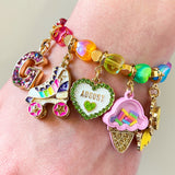 CHARM IT! Personalized August Birthstone Charm Bracelet - charmit.com 