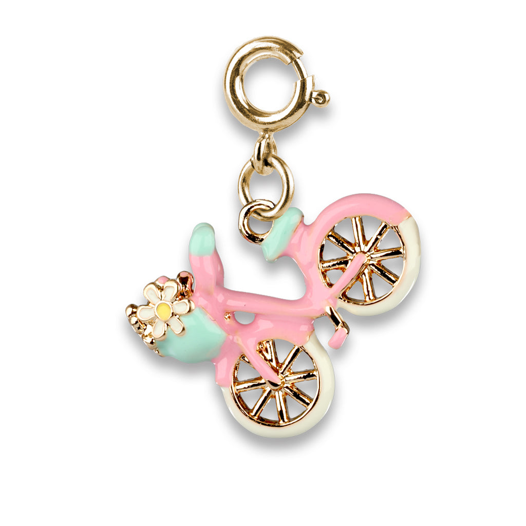 Gold Bicycle Charm