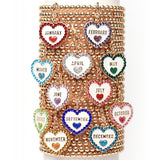 CHARM IT! Heart Birthstone Charms to personalize a charm bracelet gift - charmit.com