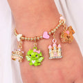 CHARM IT! Fairytale Charm Bracelet with tiara, dragon, castile, and horse charms-charmit.com
