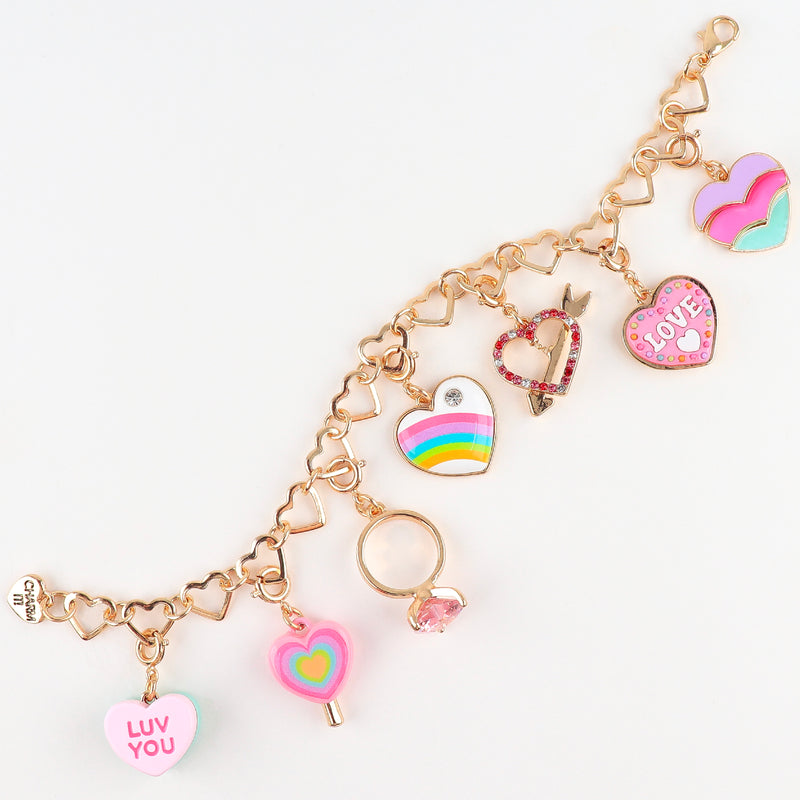 CHARM IT! Gold Heart Chain Bracelet - charmit.com