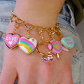 CHARM IT! Gold Heart Chain Charm Bracelet - charmit.com