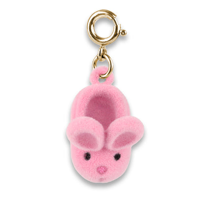 CHARM IT! Gold Furry Bunny Slipper Charm - charmit.com