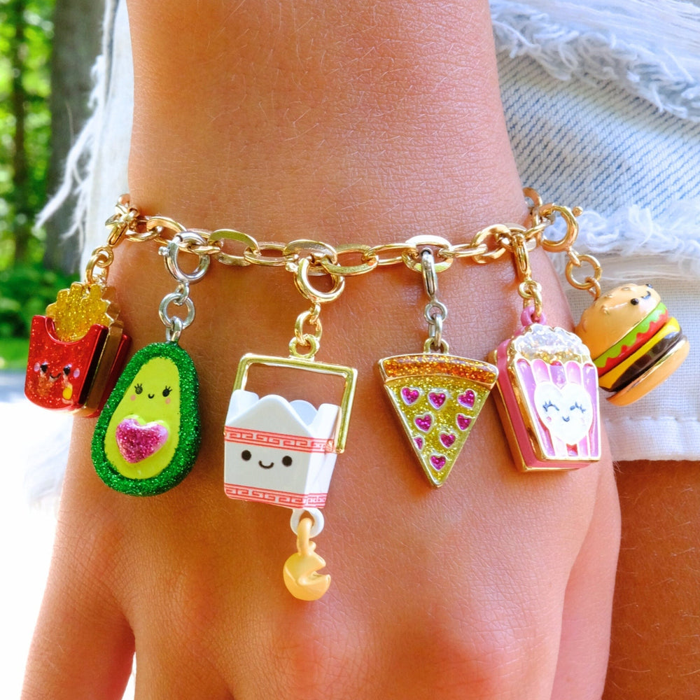 Glitter Pizza Charm