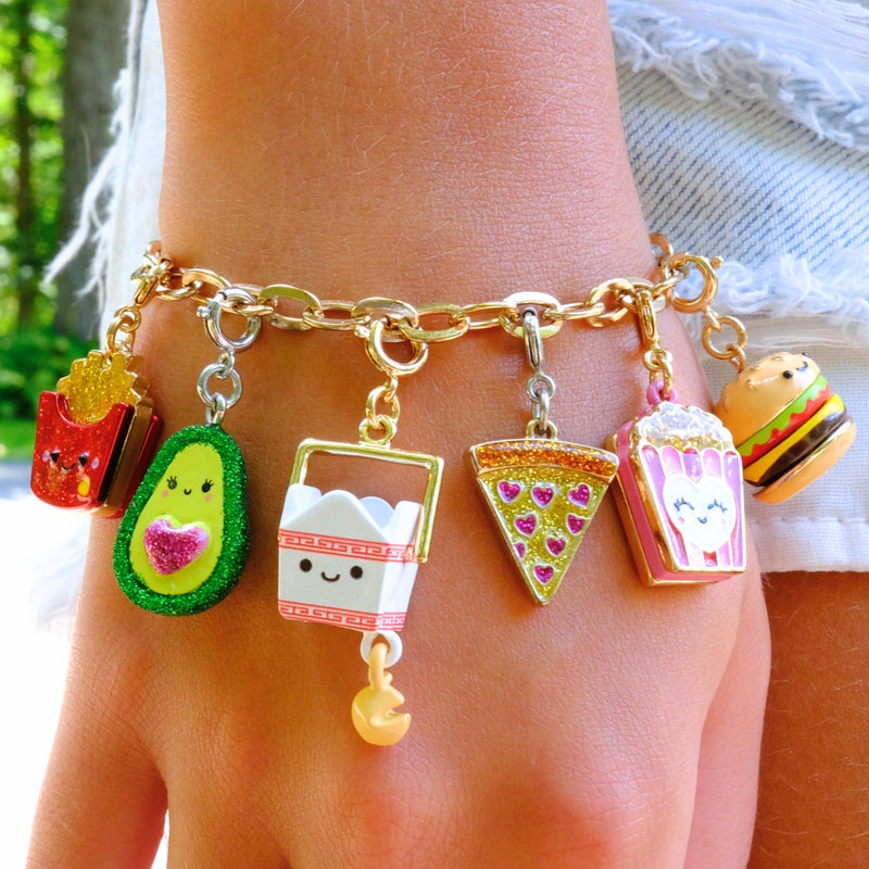 Glitter Pizza Charm