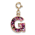 CHARM IT! Gold Pink Glitter Letter G Charm - charmit.com