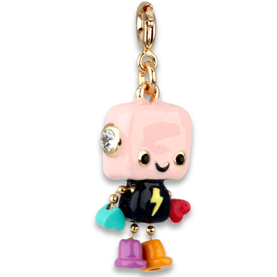 Gold Rebel Girls Robot Charm