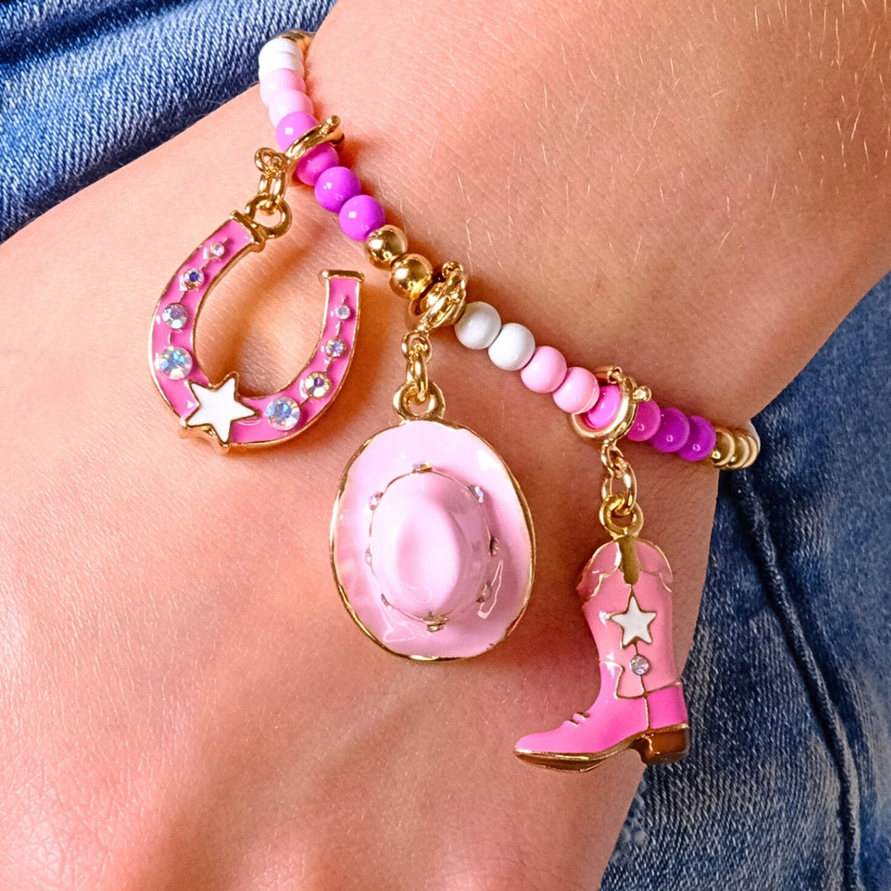 Gold Horseshoe Charm