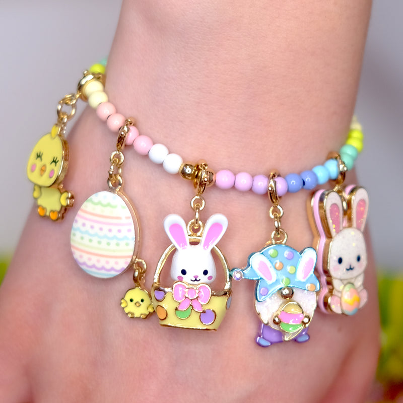 CHARM IT! Easter Charm Bracelet with Easter Bunny charms - charmit.com 