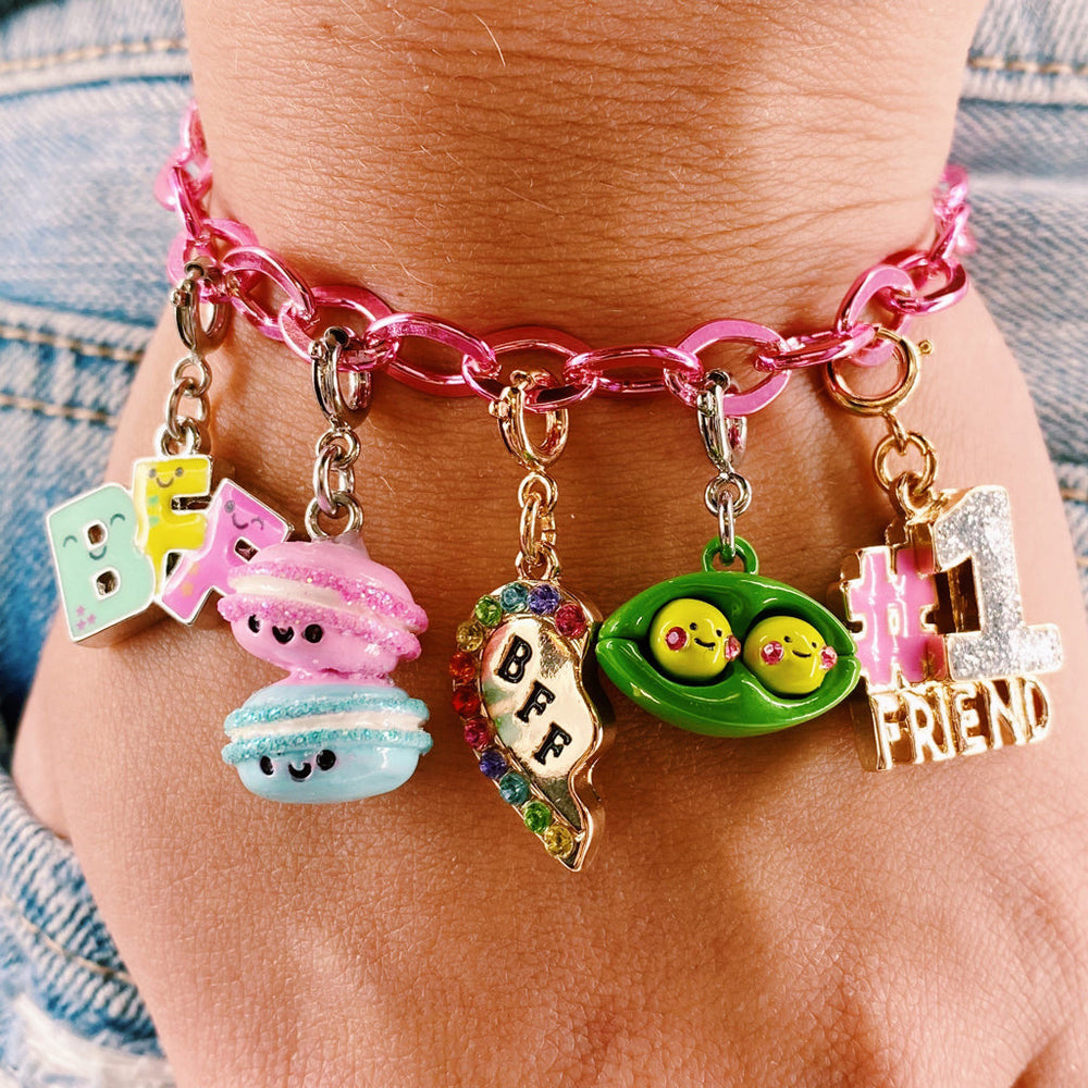 Pink Chain Link Bracelet