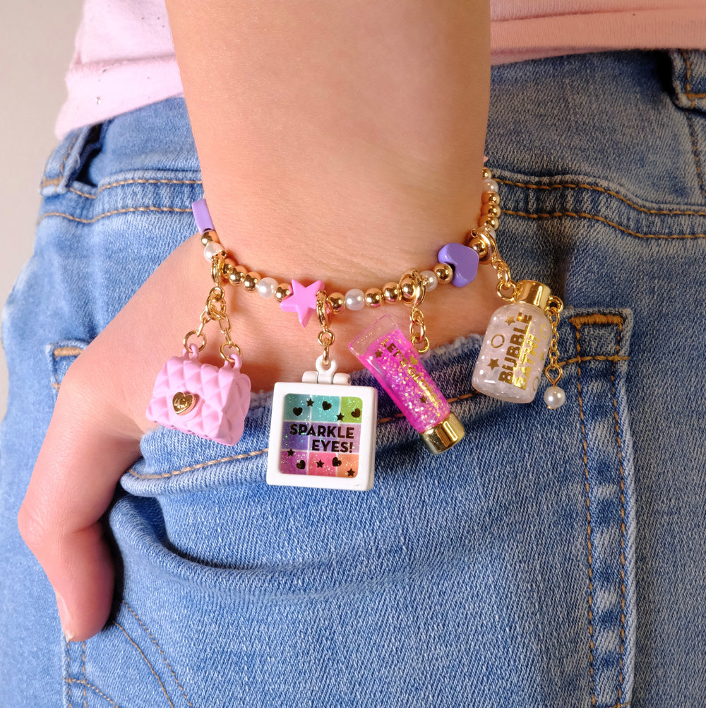 CHARM IT! Glam Charm Bracelet with make up charms - charmit.com 