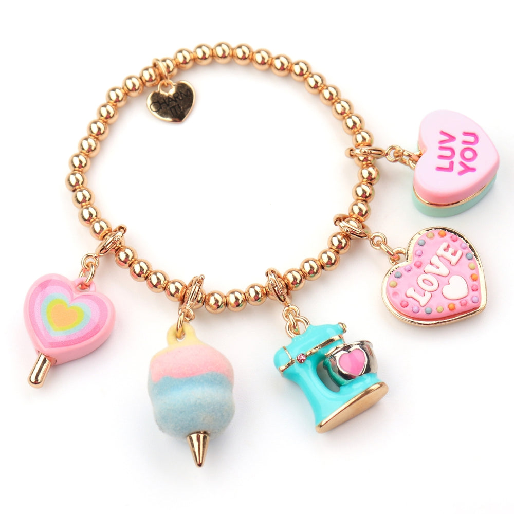 CHARM IT! Valentine's Day and Love themed charms including Heart Lollipop, Cotton Candy, Stand Mixer, Love Sugar Cookie, and Candy Heart Charms - charmit.com 