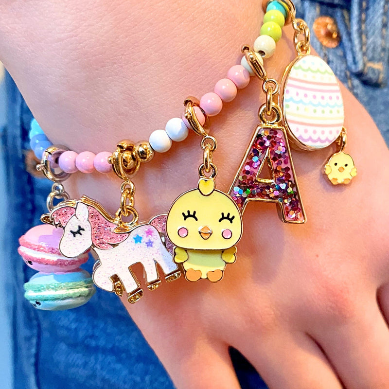 CHARM IT!- Pastel Spring Bracelet on Wrist