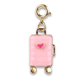 CHARM IT! Gold Suitcase Charm - charmit.com