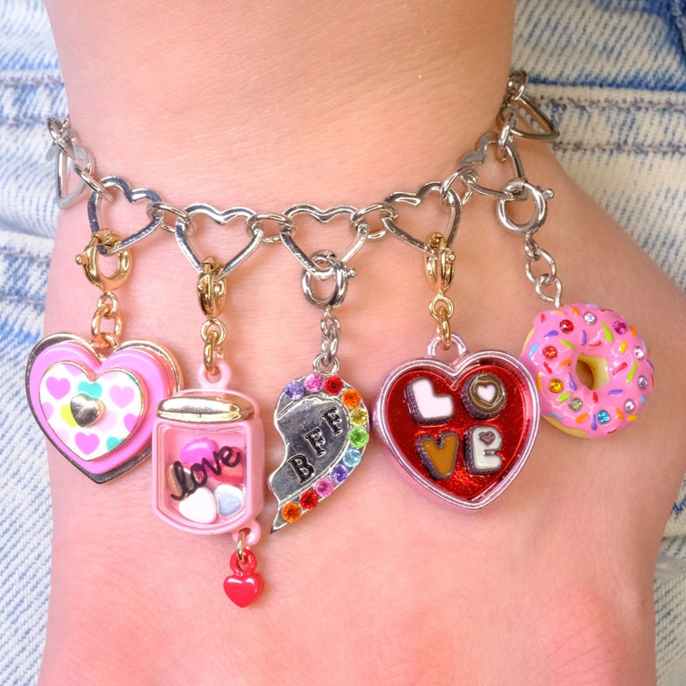 CHARM IT!- Silver BFF Heart