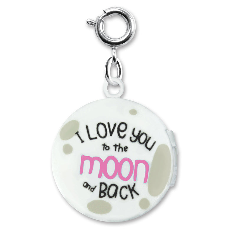 Moon Locket Charm - shopcharm-it