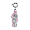 Glitter Seahorse Charm - shopcharm-it