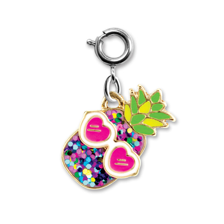 Glitter Pineapple Charm - shopcharm-it