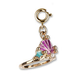 Gold Mermaid Tiara Charm - shopcharm-it