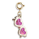 Gold Heart Sunglasses Charm - shopcharm-it