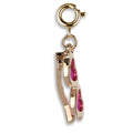 Gold Heart Sunglasses Charm - shopcharm-it