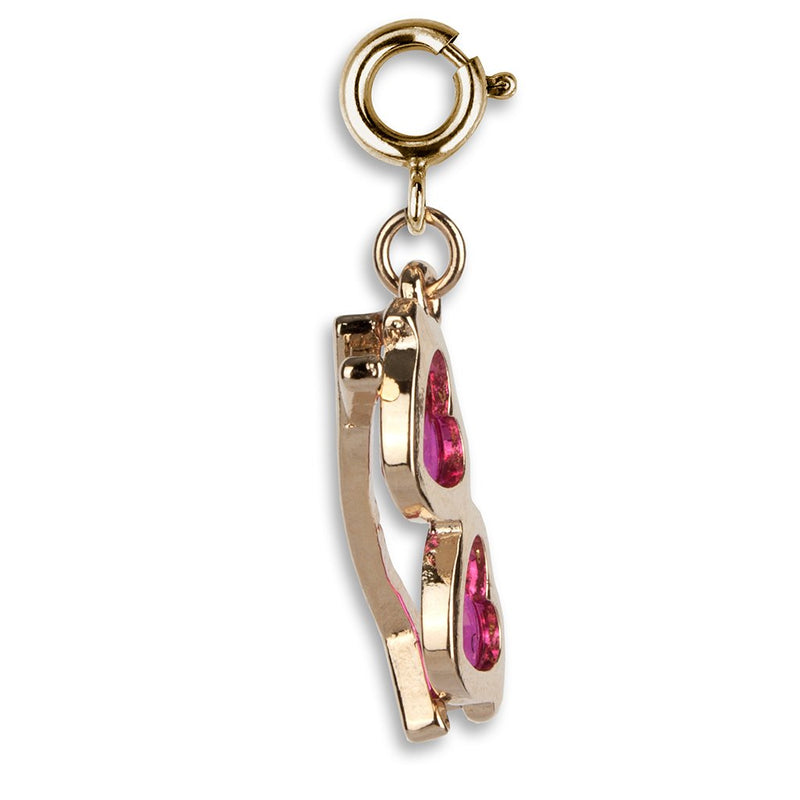Gold Heart Sunglasses Charm - shopcharm-it