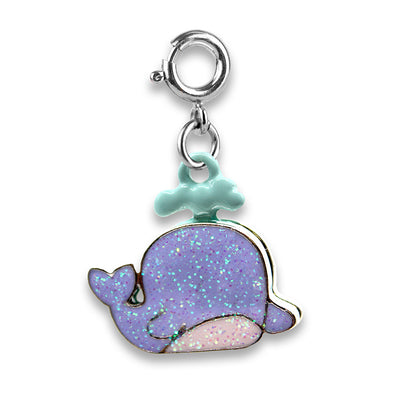 Glitter Whale Charm - shopcharm-it