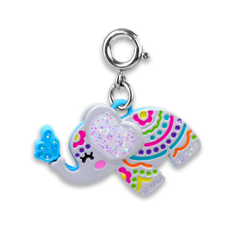Glitter Elephant Charm - shopcharm-it