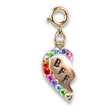 Gold BFF Broken Heart Charm - shopcharm-it