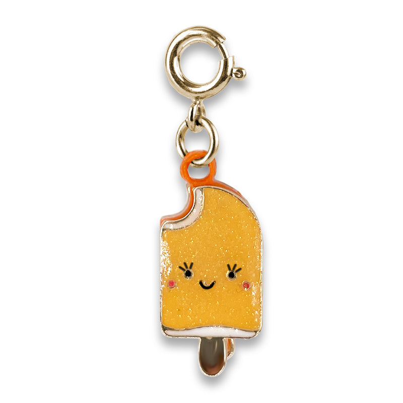 Gold Orange Popsicle Charm-charmit.com