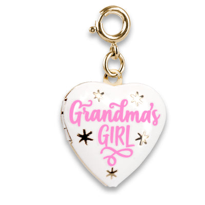 Gold Grandma's Girl Locket Charm - shopcharm-it