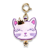 Gold Princess Kitty Charm - shopcharm-it