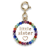 Gold Little Sister Charm-charmit.com