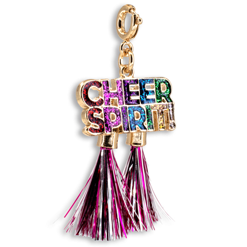 Gold Cheer Spirit Charm-charmit.com
