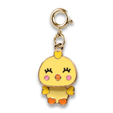 Gold Swivel Chick Charm-charmit.com