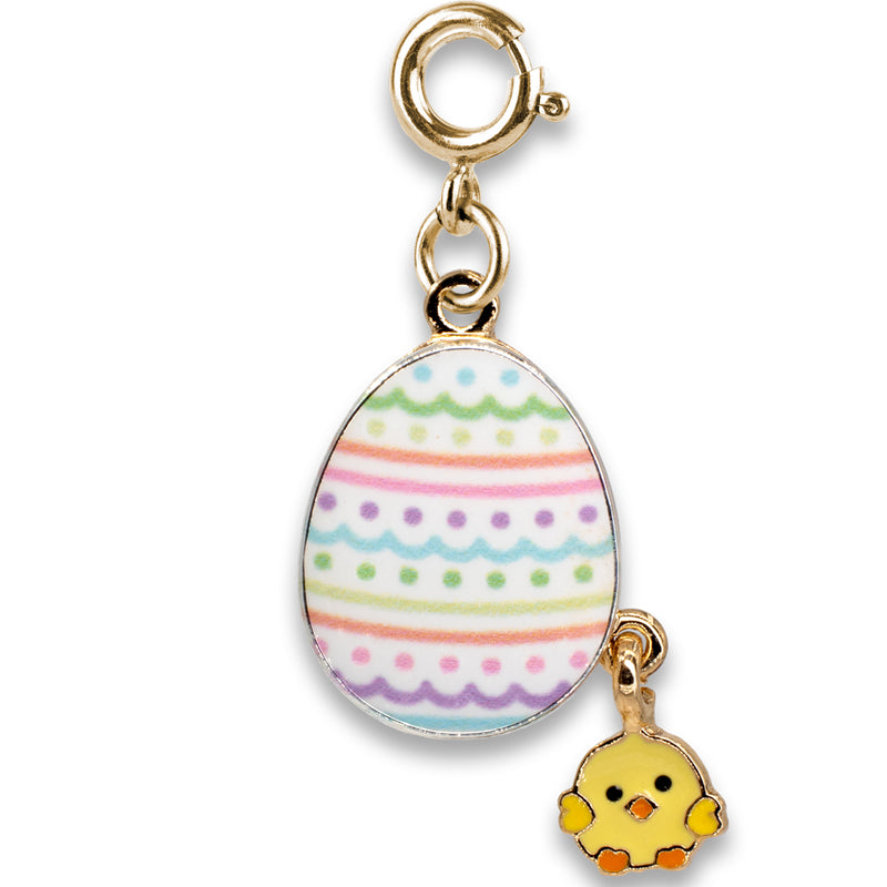 Gold Easter Egg Charm-charmit.com