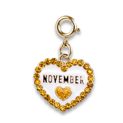 Gold November Birthstone Charm - charmit.com