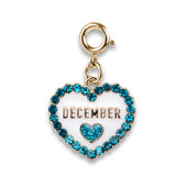 Gold December Birthstone Charm - charmit.com