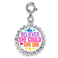 She Believed Charm - charmit.com
