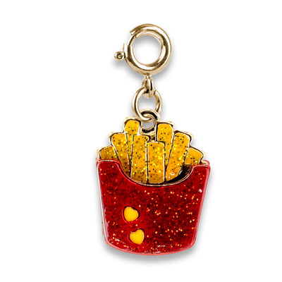 Gold Glitter French Fries Charm - charmit.com