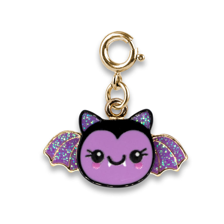 Gold Glitter Bat Charm - charmit.com